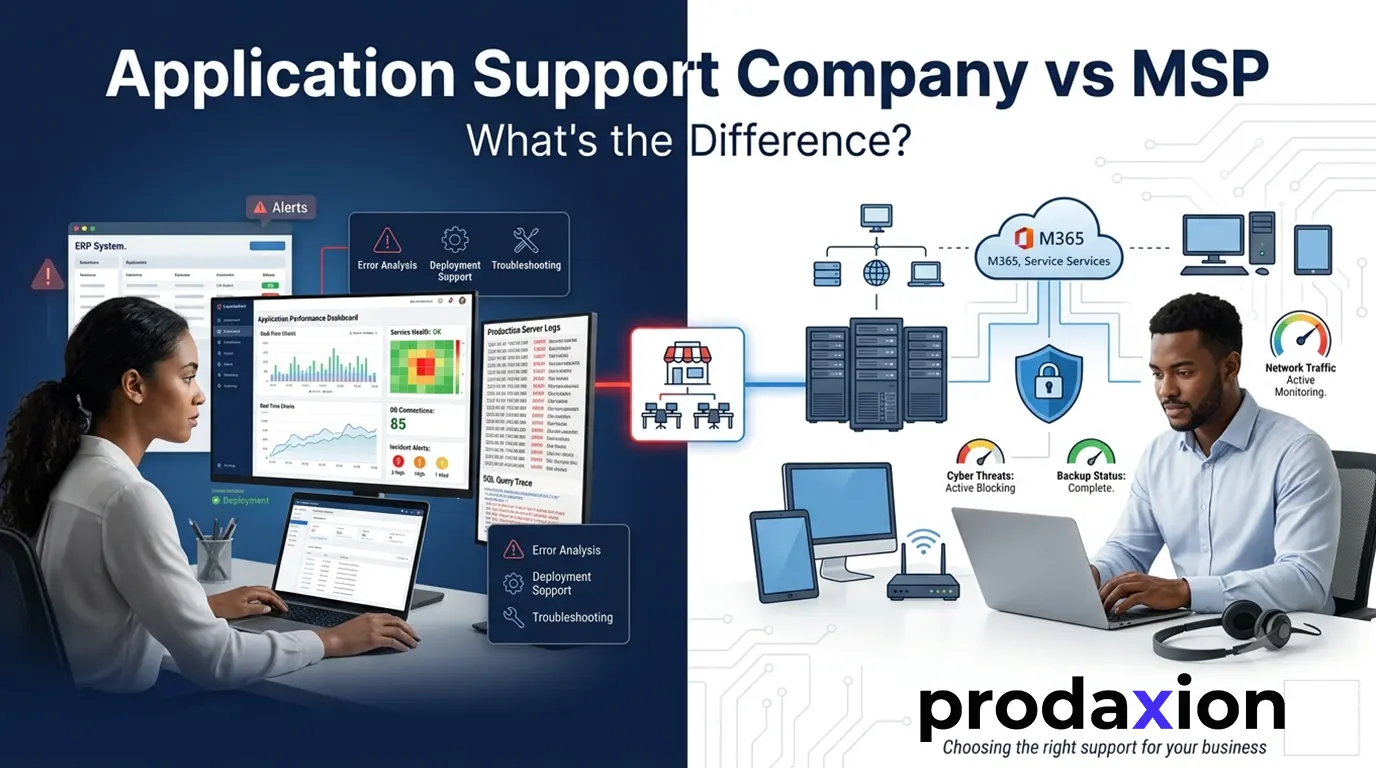 Application Support Company vs Managed Service Provider Application support company vs managed service provider comparison